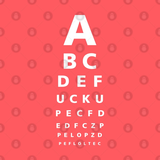 EYE TEST #2 (WHT FONT) by RickTurner