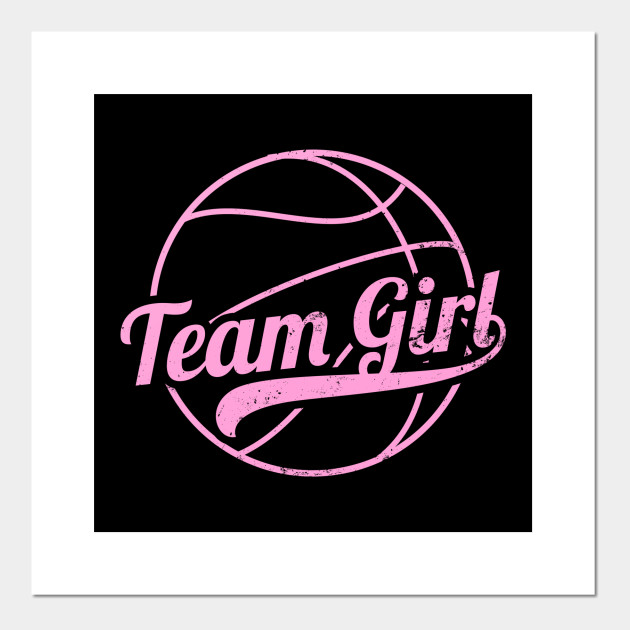 Basketball Gender Reveal Shirt Team Girl Gift Basketball