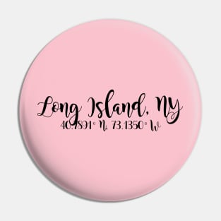 Long Island, New York Pin