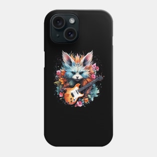 Fennec Fox Playing Guitar Phone Case