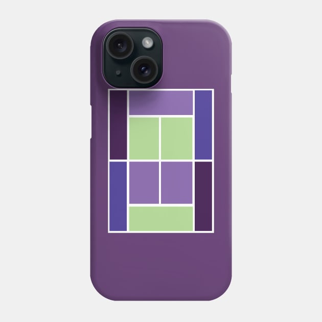 TENNIS COURT PALETTE Phone Case by King Chris