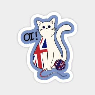 Oi! British cat Magnet