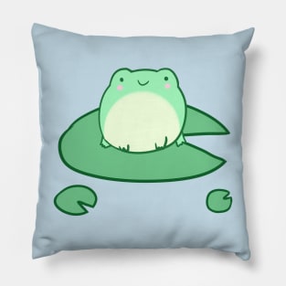 Happy little frog Pillow