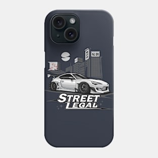 Street Legal - Subie Gang BRZ (White) Phone Case