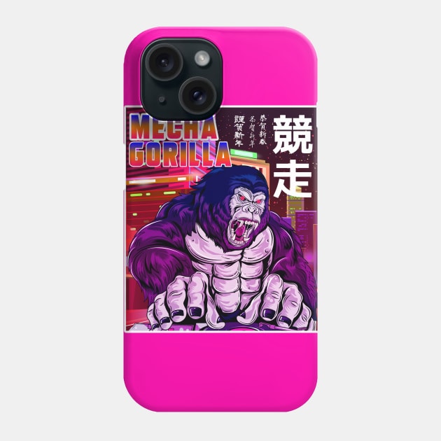 MECHA GORILLA Phone Case by theanomalius_merch