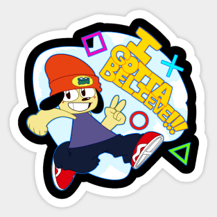 Parappa The Rapper (Forgotten Rhythm Game Characters Series) Sticker for  Sale by MajestyApparel