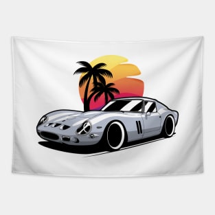 Silver Gray 250 GTO Legend Tapestry