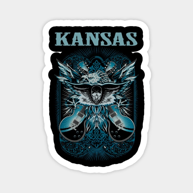 KANSAS BAND Magnet by batubara.studio