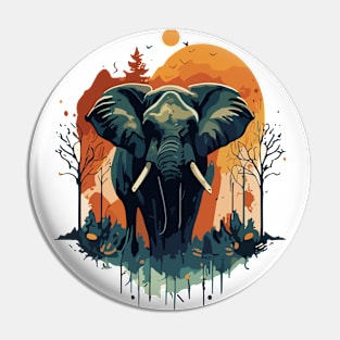 elephant African Pin