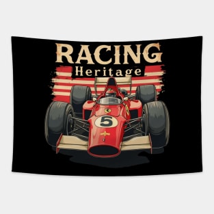 F1 Racing Ferrari Tapestry