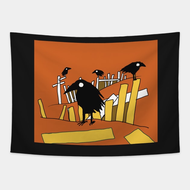 Late afternoon crowing Tapestry by Nigh-designs