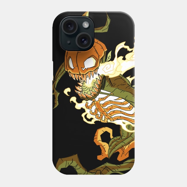 Pumpkin Creature Phone Case by Station 41