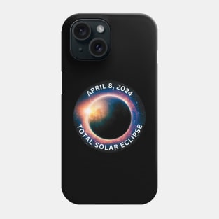 Solar Eclipse April 8 2024 Totality Sun and Moon Eclipse 4.8.2024 Phone Case