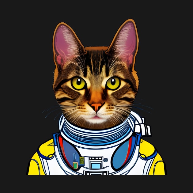 Astronaut Cat by Purrestrialco