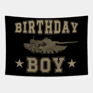 Birthday Army Party Birthday Party Tapestry