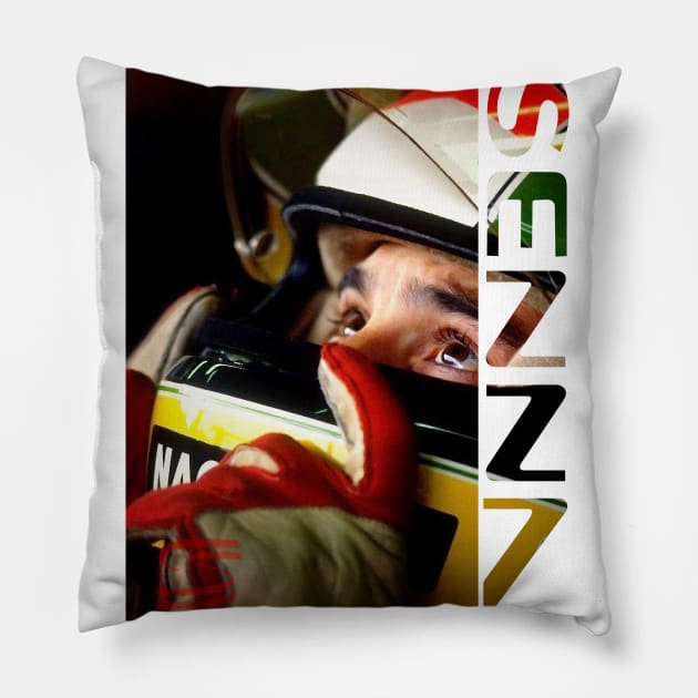 AYRTON SENNA Pillow by HSDESIGNS