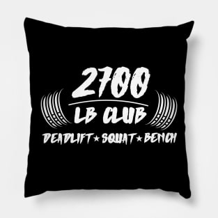 2700lb club deadlift squat bench Pillow