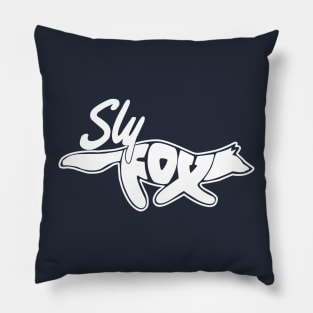 Sly Fox White Pillow