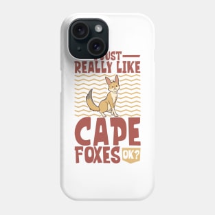 I just really love Cape Foxes - Cape Fox Phone Case