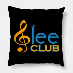 Glee Club Yellow and Blue T Shirt Pillow