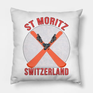 St Moritz, Switzerland Pillow