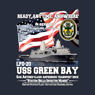 USS Green Bay LPD-20 Transport Dock veterans T-Shirt