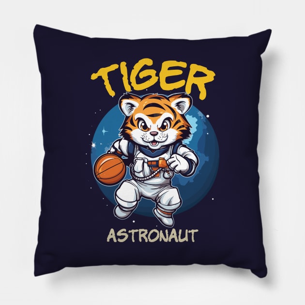 Tiger Astronaut Pillow by Yopi