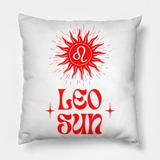 Leo Sun | Born in July and August | Lion Zodiac Sign Astrology Birthday Gifts Pillow