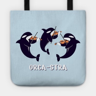 Orca-stra Violin - Funny Musical for Animal Lovers Tote