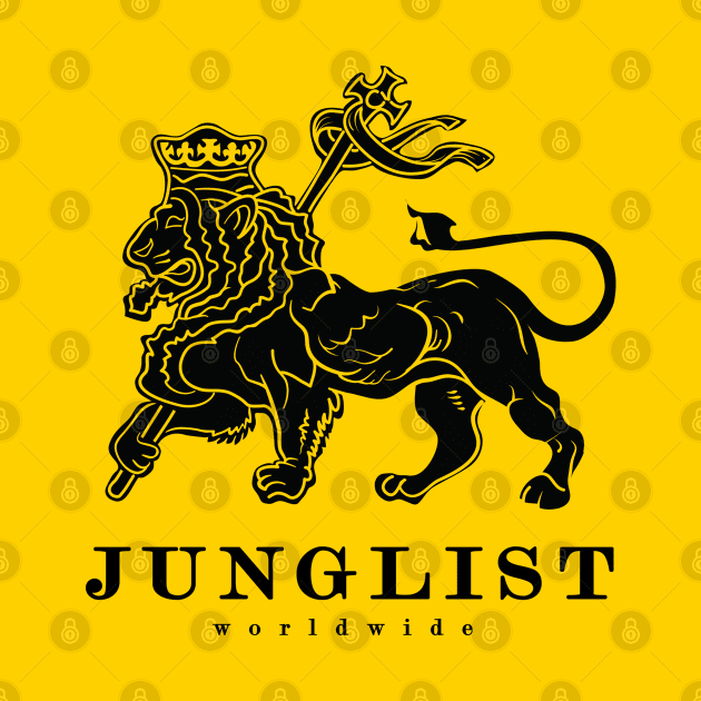 International Junglist Movement ( Lion of Judah version ) by Wulfland Arts