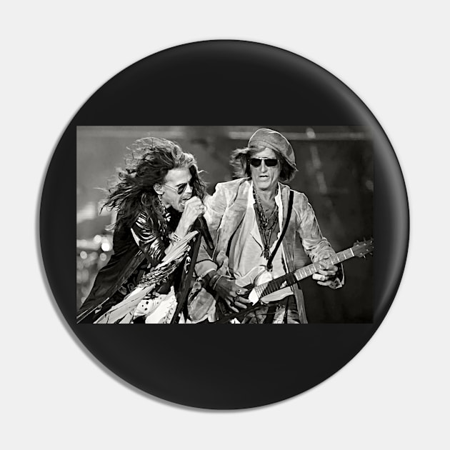 Steven and Joe, Hard Rock, Glam Metal, Rock Icons Pin by ZiggyPrint