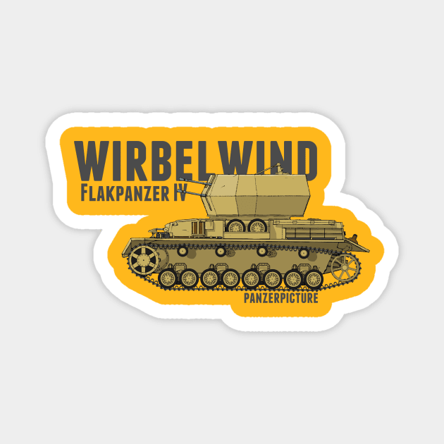 Wirbelwind Magnet by Panzerpicture