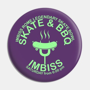 bbq & skate Pin