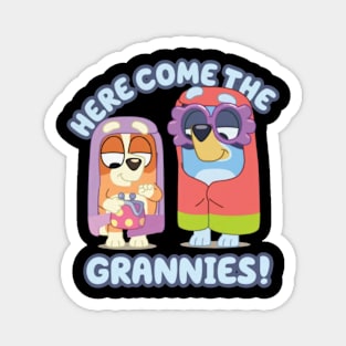 here come the grannies Magnet