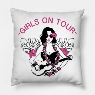 Girls On Tour Pillow