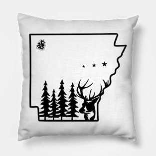 Arkansas State Pillow