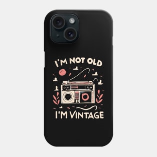 Music vintage rétro style Phone Case