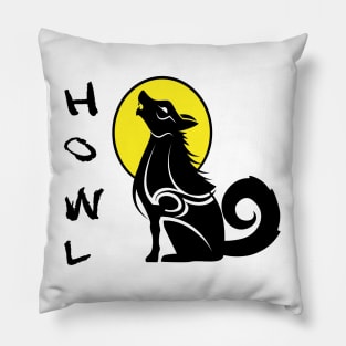 H O W L Pillow