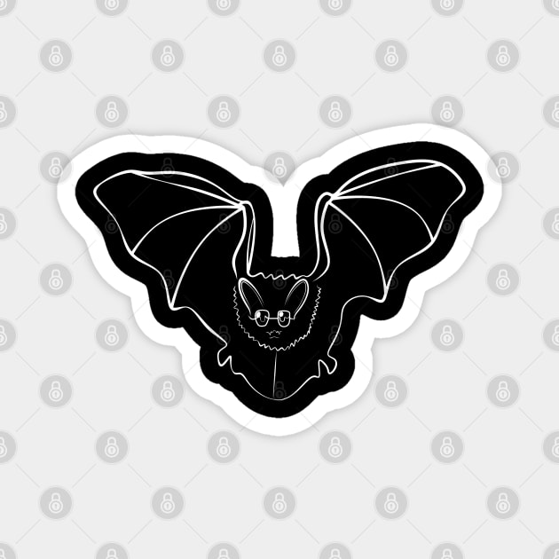 The Cute Bat Magnet by Sqpine