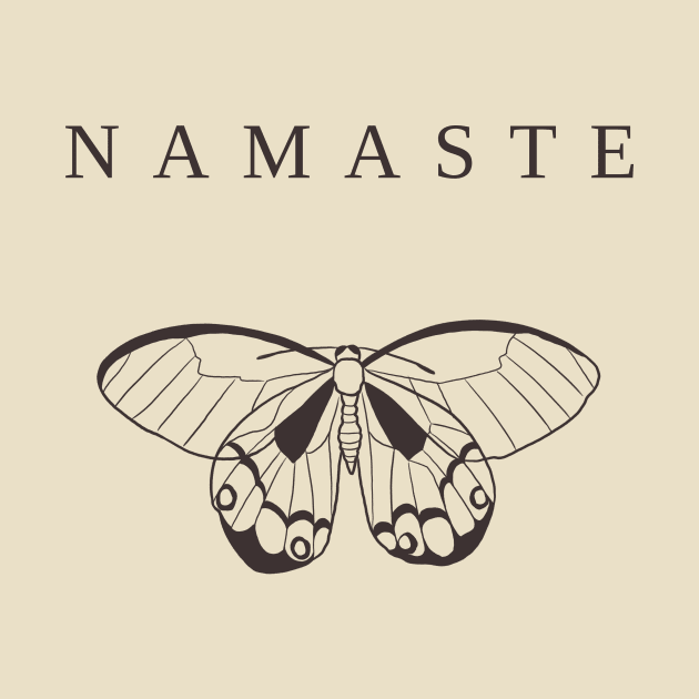 Namaste Moth Scallop by little osaka shop