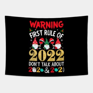 WARNING FIRST RULE OF 2022 New Years Eve Party Supplies Onesie Tapestry