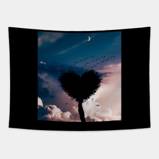 Love Tree Tapestry