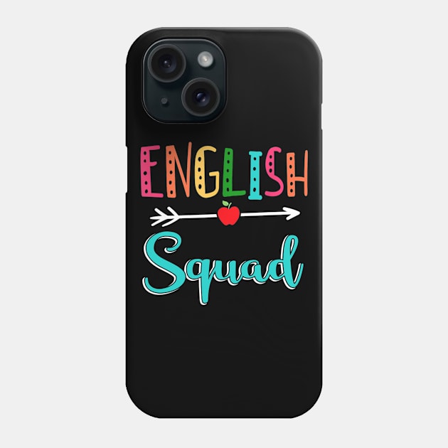 English Squad Teacher Back To School Phone Case by Haley Tokey