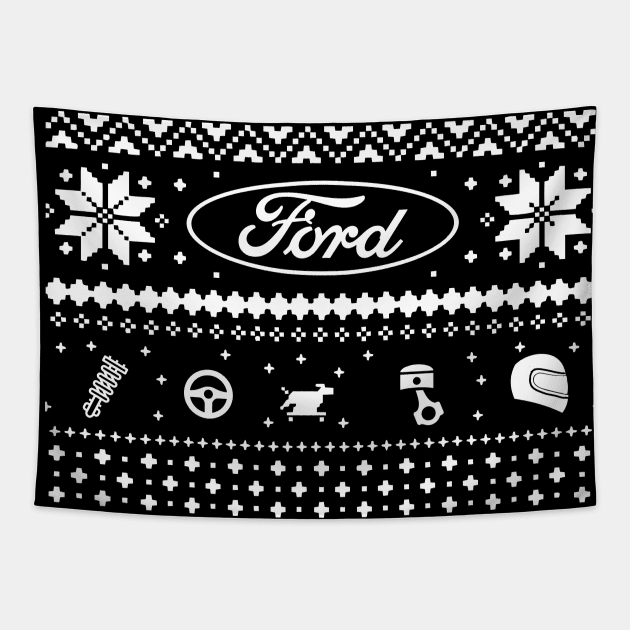 FORD PERFORMANCE HOLIDAY Tapestry by cowtown_cowboy