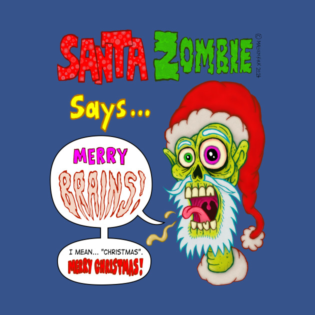 Disover Santa Zombie - Claus - T-Shirt