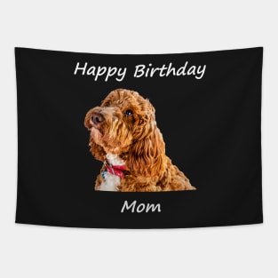 Happy Birthday Mom Tapestry