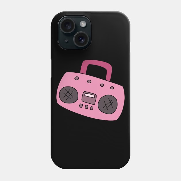 Pink Radio Phone Case by saradaboru