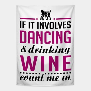 Dancing and Wine Tapestry