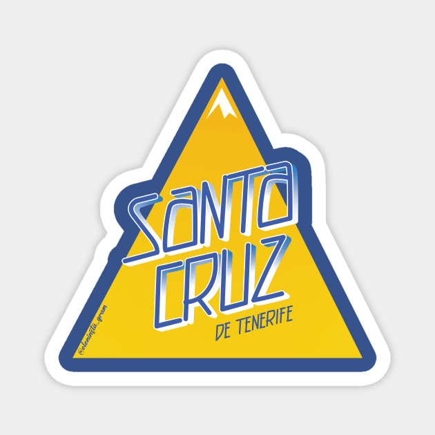 SANTA CRUZ Magnet by LNA