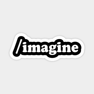 imagine funny tshirt for ai artificial intelligence lovers Magnet